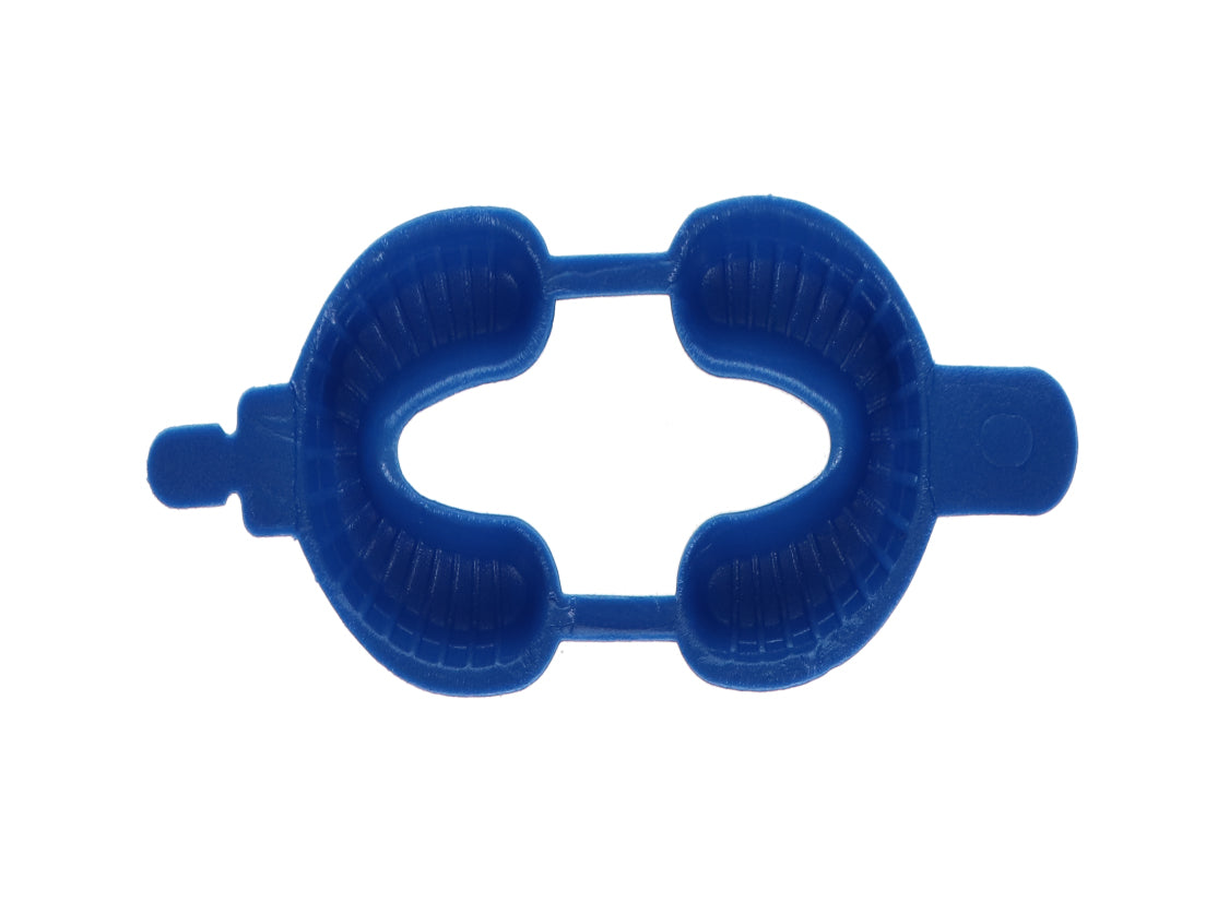 House Brand Dentistry 108110 Fluoride Trays Foam Dual Arch Large Blue 100/Pk House Brand Dentistry 108110 Fluoride Trays Foam Dual Arch Large Blue 100/Pk